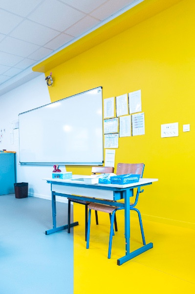 Mise en peinture & revêtement de sol à l'Institut Saint-André de Choisy-le-Roi !