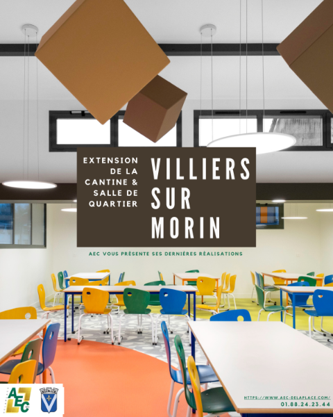 Une nouvelle cantine et une salle de quartier à Villiers-sur-Morin !