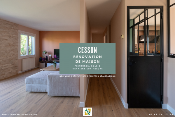 Travaux de rénovation intérieure dans une maison individuelle à Cesson (77)