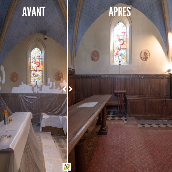 Rénovation intérieure de l’église de La Rochette (77)