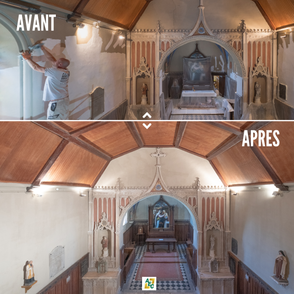 Rénovation intérieure de l’église de La Rochette (77)